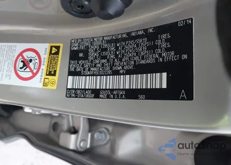 2014 Toyota Highlander Limited Platinum V6 from USA, damaged, VIN 5TDDKRFH5ES022285